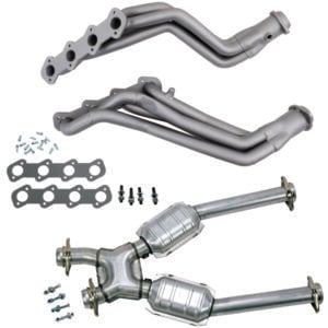 BBK 96-04 Ford Mustang 4.6L 2V (M/T Only) 1-5/8 Headers w/High Flow Catted X-Pipe (Ti Ceramic)