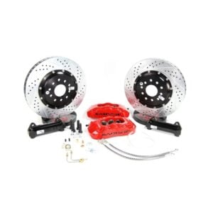 Baer Brakes C5/C6 Corvette Based Spindles & Hubs 14in Pro+ Front SDZ Brake Kit - Comp Yellow