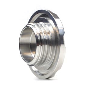 Industrial Injection Polished Billet Aluminum CP3 Access Hole Cover (Re-Use Factory Cover O-Ring) - 2003-2020 24FC04