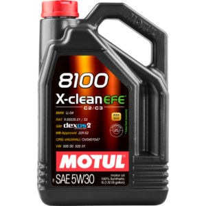 Motul 5L Synthetic Engine Oil 8100 X-Clean 5W30