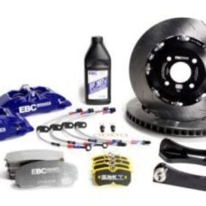 EBC Racing 93-02 Toyota Supra 3.0TT Blue Apollo-4 Calipers 330mm Rotors Front Big Brake Kit