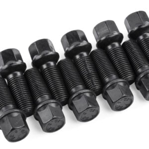 APR Lug Bolts - Use w/12mm Spacers - 40mm - Black (Set of 10)