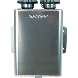 Moroso Breather Tank/Catch Can -16An Inlet - Two Breathers - Aluminum