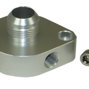 Moroso Chevrolet Big Block/Small Block Water Outlet Filler Neck -16An w/O-Ring & Two 3/8in NPT Ports