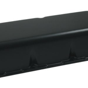 Moroso Chevrolet Big Block Valve Cover - Tall - No Logo - Black Wrinkle Finished Aluminum - Pair