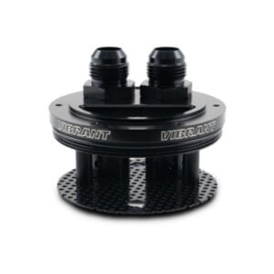 Vibrant 2-Port Catch Can Lid Assembly