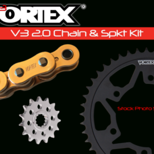 Vortex Racing V3 2.0 Chain and Sprocket Kit 3660-16,435CS-45,G525SX3-114- Gold