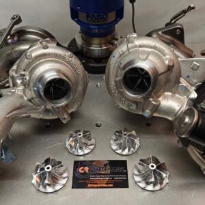 2024 F-150 & Raptor 3.5L CR Performance Stage 4 46/45mm CR 8 Blade Turbine Upgrade Turbo Set 3 035 324