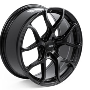 APR A01 Flow Formed - 19X8.5 - 5x112 - ET45 - Satin Black Wheel