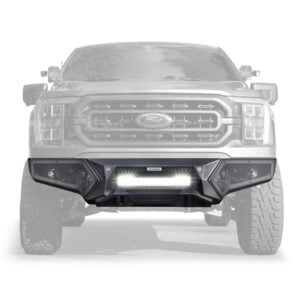 Go Rhino 21-23 Ford F-150 (4dr) Element Front Bumper w/ Power Bar - Tex. Blk