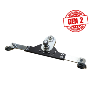 Gen-Y 2017+ Ford GoosePuck II 5in Offset Ball Puck Mount & 25K Towing w/Safety Chain Anchors